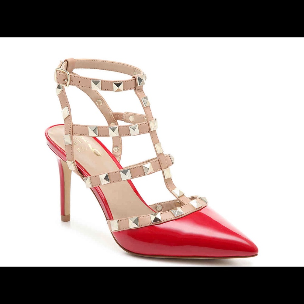 Strappy Heeled Pump